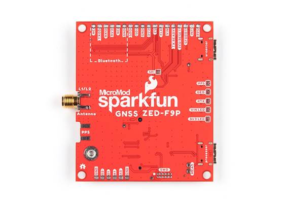 SparkFun MicroMod GNSS Carrier Board (ZED-F9P) (4)