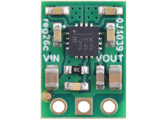 5V, 2A  Step-Up/Step-Down Voltage Regulator S13V20F5, bottom view.