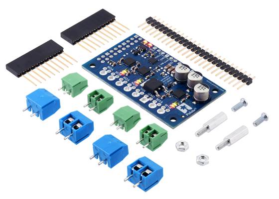 Motoron M3H256 Triple Motor Controller Kit for Raspberry Pi.