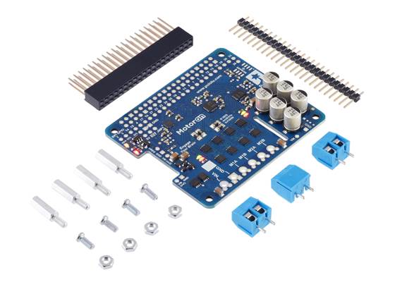 Motoron M2H24v14 Dual High-Power Motor Controller Kit for Raspberry Pi.