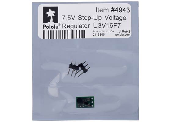Standard packaging for 7.5V Step-Up Voltage Regulator U3V16F7.