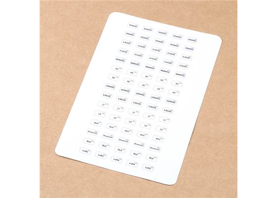 Antenna Frequency Sticker Sheet