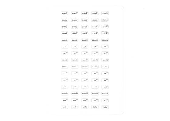 Antenna Frequency Sticker Sheet (2)