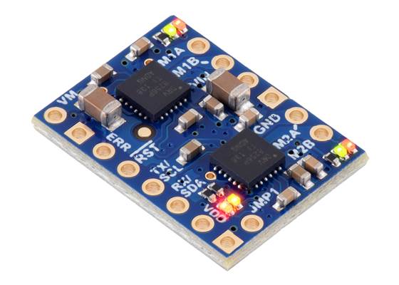 Motoron M2T256/M2U256 Dual Motor Controller.