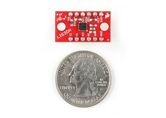 SparkFun Triple Axis Accelerometer Breakout - LIS3DH (with Headers) (4)