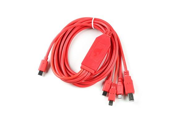 SparkFun 4-in-1 Multi-USB Cable - USB-C Host