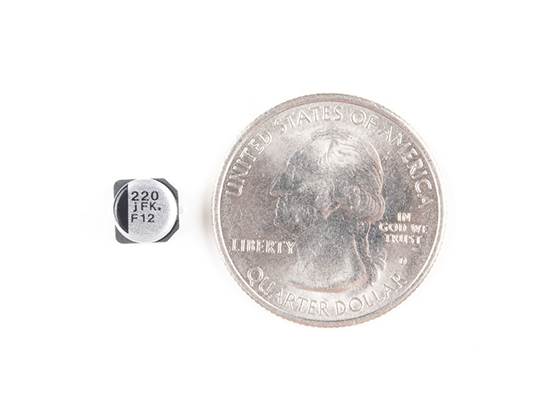 Capacitor Aluminum Electrolytic - 220uF, ±20%, 6.3V (3)