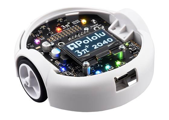 3pi+ 2040 Robot, rear view.