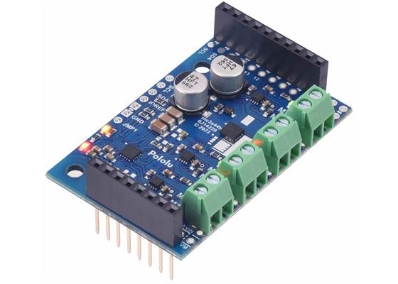 Motoron M3S550 Triple Motor Controller Shield for Arduino (Connectors Soldered). (1)