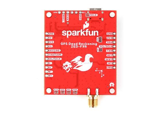 SparkFun GPS-RTK Dead Reckoning Breakout  - ZED-F9R, SMA (Qwiic) (3)