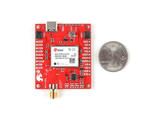 SparkFun GPS-RTK Dead Reckoning Breakout  - ZED-F9R, SMA (Qwiic) (4)