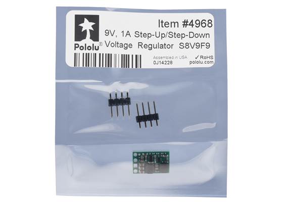 Standard packaging for the 9V Step-Up/Step-Down Voltage Regulator S8V9F9.