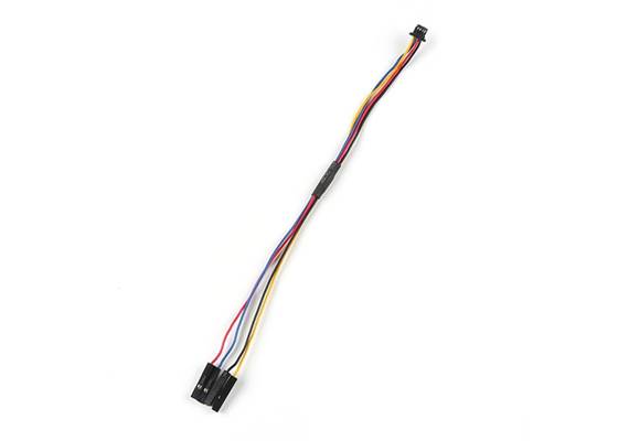 Flexible Qwiic Cable - Female Jumper (4-pin, Heat Shrink)