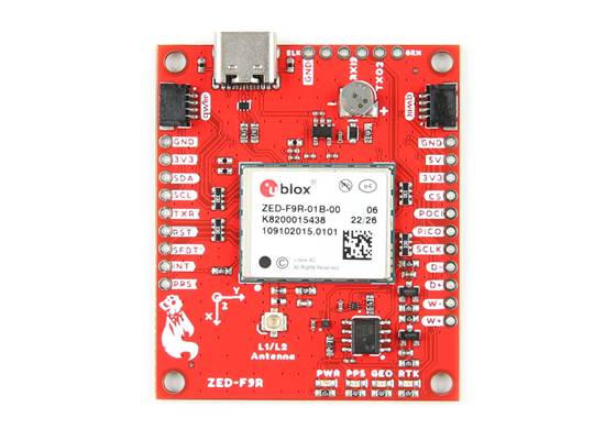SparkFun GPS-RTK Dead Reckoning Breakout - ZED-F9R (Qwiic) (2)