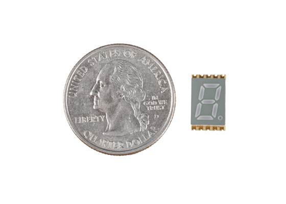 7-Segment Display - SMD, LED (Red) (4)