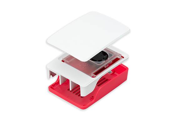 Raspberry Pi 5 Case - Red/White