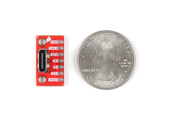 SparkFun USB-C Breakout - Vertical (3)