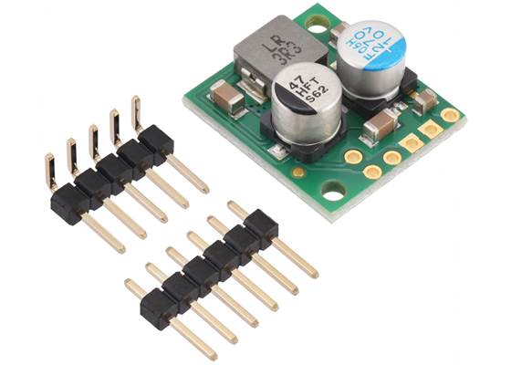 6V, 3.3A Step-Down Voltage Regulator D30V30F6, with included hardware.