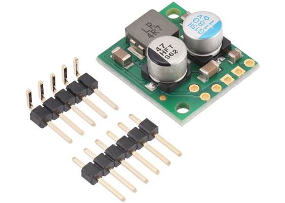 12V, 2.8A Step-Down Voltage Regulator D30V30F12, with included hardware.