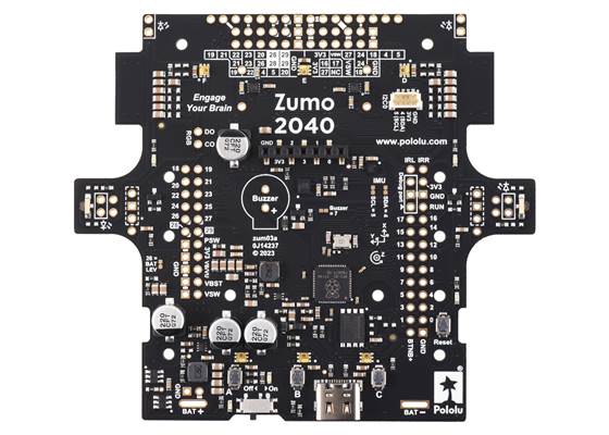 Zumo 2040 Main Board, top view.