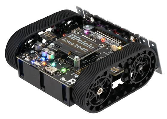 Assembled Zumo 2040 robot. (1)