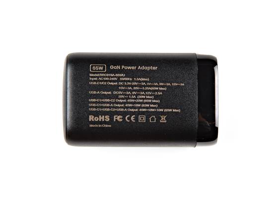 USB A and C Power Delivery (PD) Wall Adapter - 65W (2)