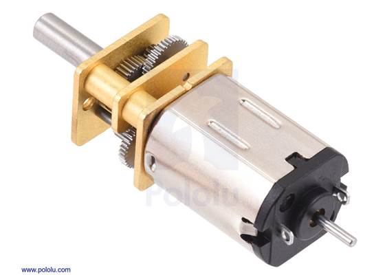 Micro Metal Gearmotor with extended motor shaft.