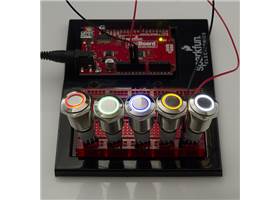 Metal Pushbutton - Latching (16mm, Yellow) (3)