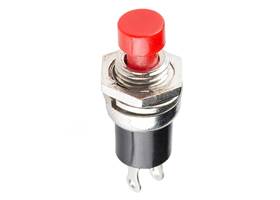 Momentary Button - Panel Mount (Red)