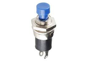 Momentary Button - Panel Mount (Blue)