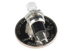 Momentary Button - Panel Mount (White) (2)