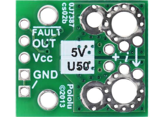ACS71240KEXBLT-050U5 Current Sensor Carrier 0A to 50A, 5V, bottom view.
