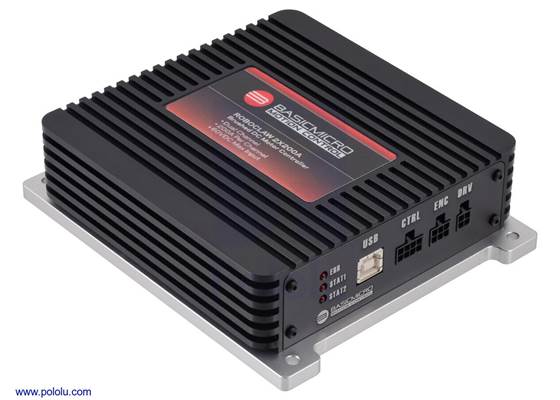 RoboClaw 2×200A, 60VDC Motor Controller.