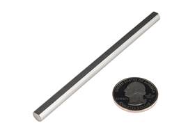 Shaft - D-Shaft (Stainless; 1/4"D x 4.00"L) (2)