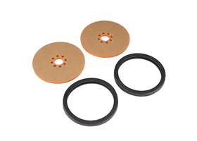 Precision Disc Wheel - 3" (Orange, 2 Pack)