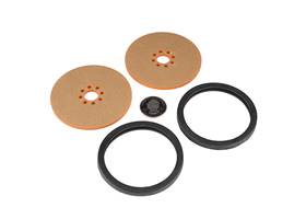 Precision Disc Wheel - 3" (Orange, 2 Pack) (2)