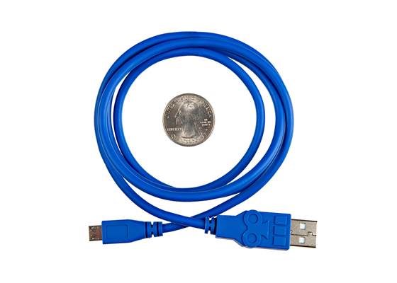 USB-A to Micro-B Cable - 1m, USB 2.0 (Flexible Silicone) (3)