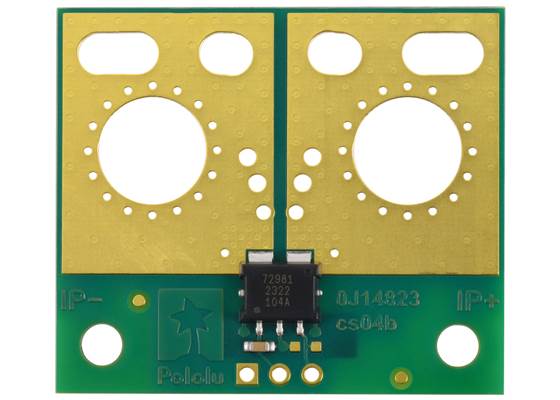 ACS72981 Current Sensor Large Carrier, top view.