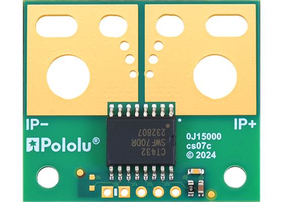 CT432-HSWF70DR TMR Current Sensor Large Carrier 0A to 70A, 5V, top view.