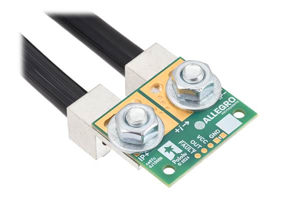 CT432-HSWF20MR TMR Current Sensor Large Carrier with wires connected via solderless lugs. (1)