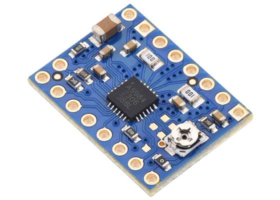A5984 Stepper Motor Driver Carrier, Adjustable Current, Blue Edition.