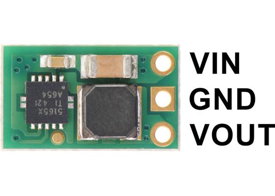 D45V1E1Fx step-down voltage regulator pinout.