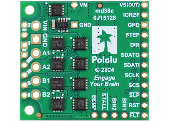 Pololu High-Power Stepper Motor Driver 36v8, bottom view. (1)
