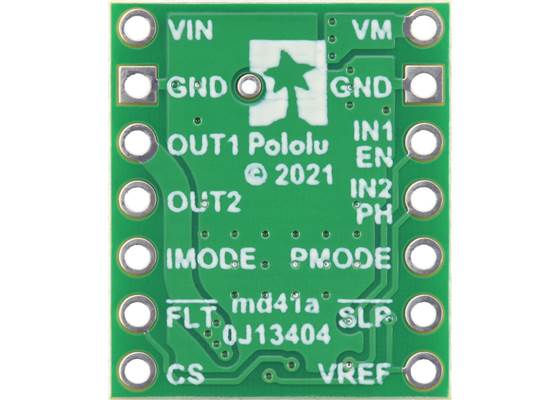 TB67H453FNG Single Brushed DC Motor Driver Carrier, bottom view. (1)