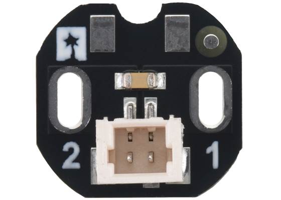 JST SH-Style Connector Board for Micro Metal Gearmotors, 2-Pin, Back-Entry. (1)