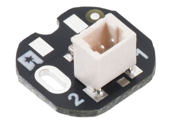 JST SH-Style Connector Board for Micro Metal Gearmotors, 2-Pin, Back-Entry.
