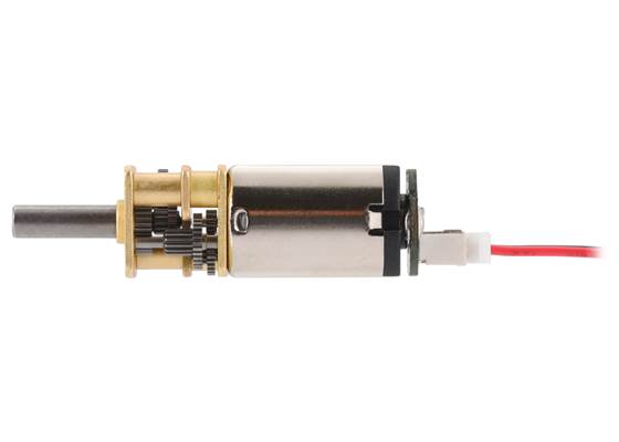 Micro Metal Gearmotor with Back-Entry, 2-Pin JST SH-Style Connector Board and cable (cable not included). (1)