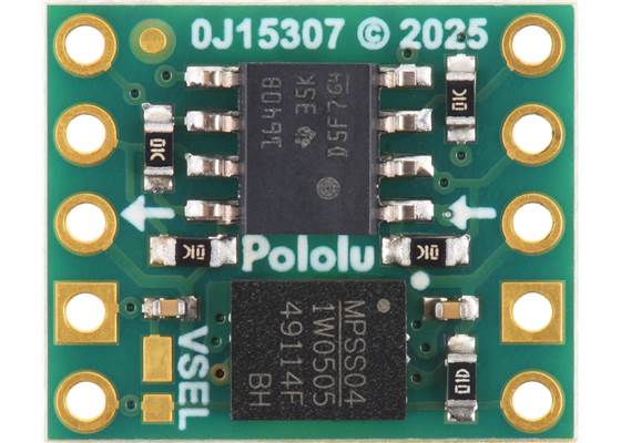 Pololu I²C Isolator with Isolated Power, ISO1640, MIE1W0505BGLVH, 5V/3.3V, 200mA. (1)
