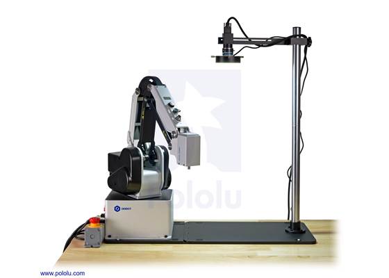 Dobot Vision Kit set up for use with the Dobot MG400 Robot Arm (not included).