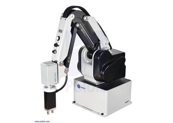 RobustMotion RM-EGB Series 16D Gripper mounted to a Dobot MG400 Robot Arm with a 3D-printed adapter. (1)